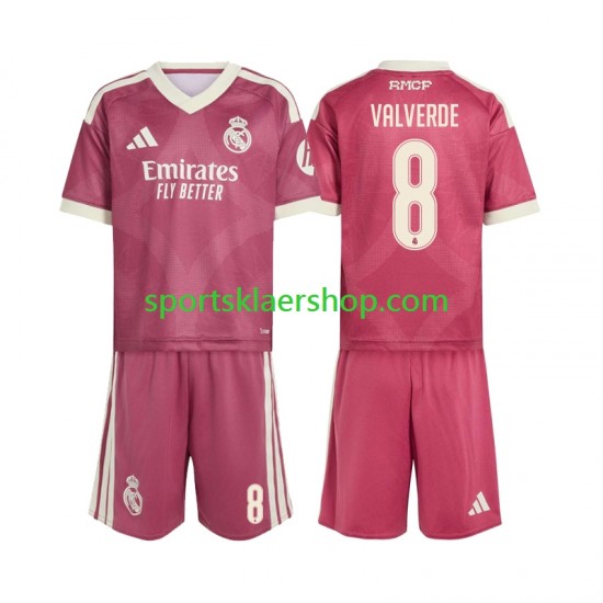 Real Madrid drakt Federico Valverde 8 Tredjetrøye Kort erm 2026-2027 , Barnesett