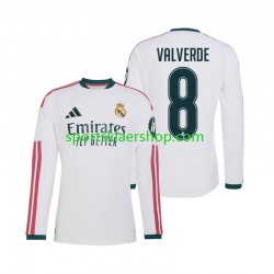 Real Madrid drakt Federico Valverde 8 Hjemmetrøye Lang erm 2026-2027 , Herre Real Madrid drakt Federico Valverde 8 Hjemmetrøye Lang erm 2026-2027 , Herre