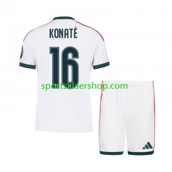Real Madrid drakt Ibrahima Konate 16 Hjemmetrøye Kort erm 2026-2027 , Barnesett