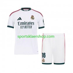 Real Madrid drakt Ibrahima Konate 16 Hjemmetrøye Kort erm 2026-2027 , Barnesett