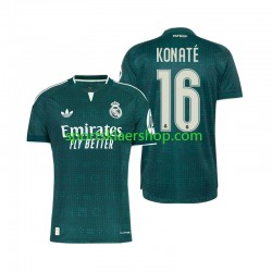 Real Madrid drakt Ibrahima Konate 16 Bortetrøye Kort erm 2026-2027 , Herre Real Madrid drakt Ibrahima Konate 16 Bortetrøye Kort erm 2026-2027 , Herre