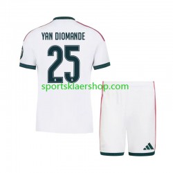 Real Madrid drakt Yan Diomande 25 Hjemmetrøye Kort erm 2026-2027 , Barnesett