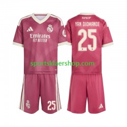 Real Madrid drakt Yan Diomande 25 Tredjetrøye Kort erm 2026-2027 , Barnesett Real Madrid drakt Yan Diomande 25 Tredjetrøye Kort erm 2026-2027 , Barnesett