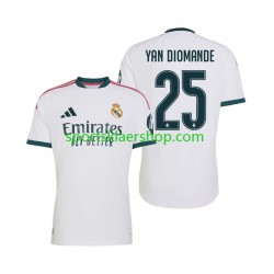 Real Madrid drakt Yan Diomande 25 Hjemmetrøye Kort erm 2026-2027 , Herre