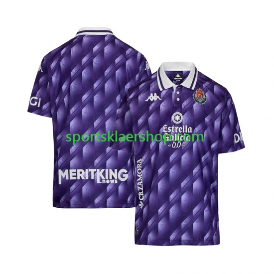 Real Valladolid drakt Retro Hjemmetrøye Kort erm 2025-2026 , Herre