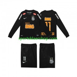 drakt Santos NEYMAR JR 11 Classic 2012 2013 Retro Bortetrøye Lang erm , Barnesett drakt Santos NEYMAR JR 11 Classic 2012 2013 Retro Bortetrøye Lang erm , Barnesett