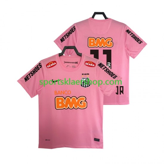 drakt Santos Neymar JR 11 2012 2013 Retro Fjerdetrøye Kort erm , Herre