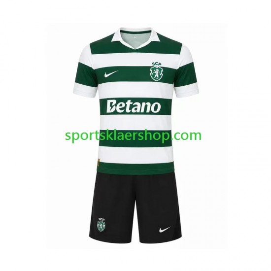 Sporting CP drakt Hjemmetrøye Kort erm 2026-2027 , Barnesett