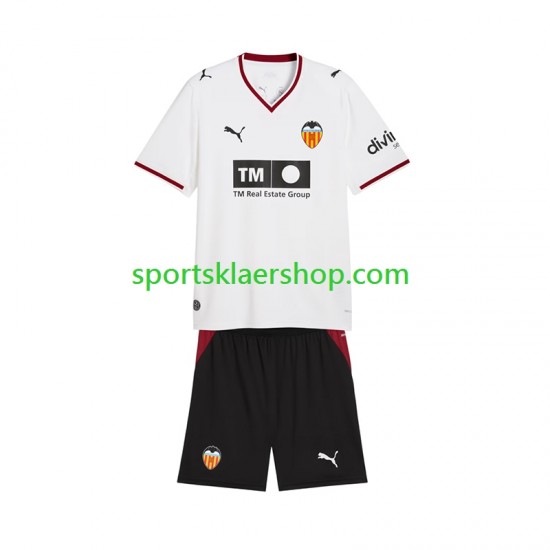 Valencia CF drakt Hjemmetrøye Kort erm 2026-2027 , Barnesett