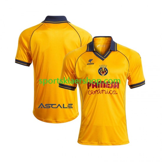 Villarreal CF drakt Retro Hjemmetrøye Kort erm 2025-2026 , Herre