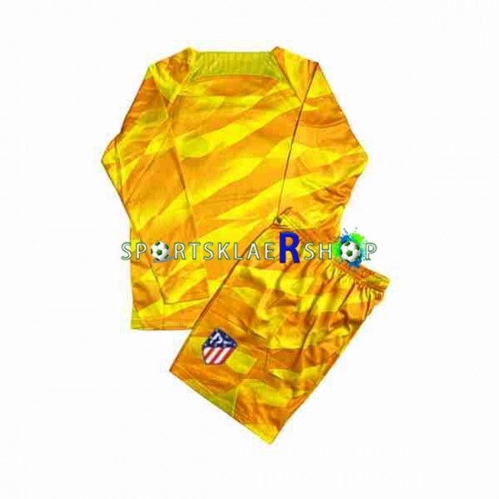 Atlético Madrid drakt Keeper Lang erm 2023-2024 Oransje , Barnesett