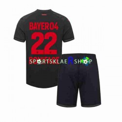 Bayer 04 Leverkusen drakt Victor Boniface 22 Hjemmetrøye Kort erm 2023-2024 , Barnesett