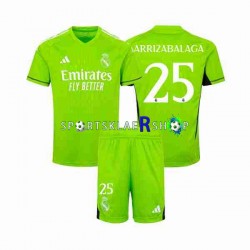 Real Madrid drakt Kepa Arrizabalaga 25 Keeper Hjemmetrøye Kort erm 2023-2024 , Barnesett