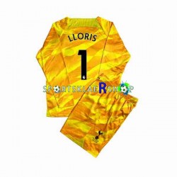 Tottenham Hotspur drakt Hugo Keeper Bortetrøye Lang erm 2023-2024 Oransje , Barnesett