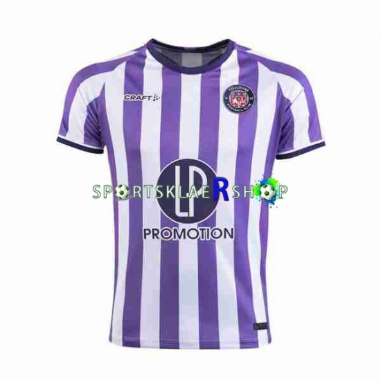 drakt Toulouse Hjemmetrøye Kort erm 2023-2024 , Herre