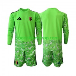 Belgia drakt Keeper Tredjetrøye Lang erm VM 2026 , Barnesett Belgia drakt Keeper Tredjetrøye Lang erm VM 2026 , Barnesett