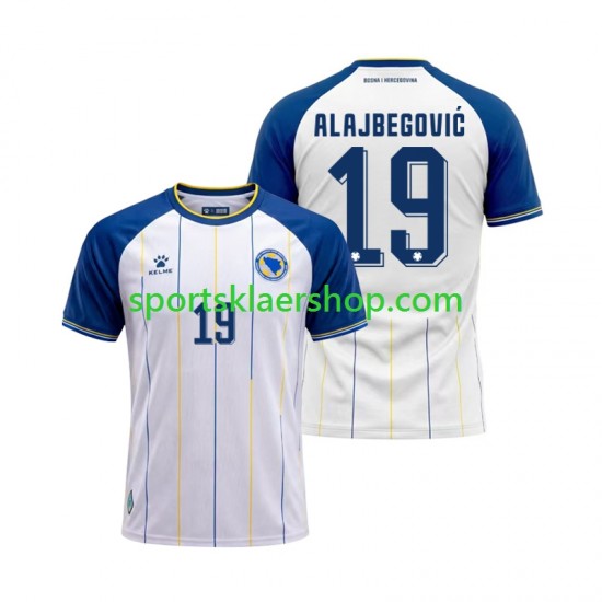 Bosnia og Herzegovina drakt Kerim Alajbegovic 19 Bortetrøye Kort erm VM 2026 , Herre