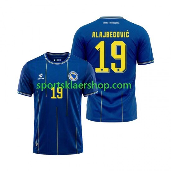 Bosnia og Herzegovina drakt Kerim Alajbegovic 19 Hjemmetrøye Kort erm VM 2026 , Herre