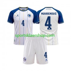 Bosnia og Herzegovina drakt Tarik Muharemovic 4 Bortetrøye Kort erm VM 2026 , Barnesett