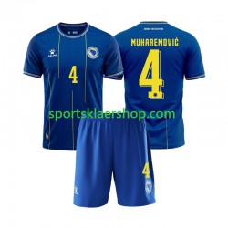 Bosnia og Herzegovina drakt Tarik Muharemovic 4 Hjemmetrøye Kort erm VM 2026 , Barnesett