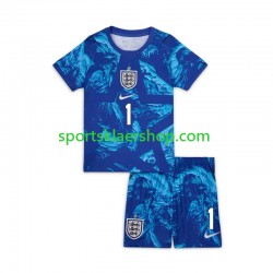 England drakt Jordan Pickford 1 Keeper Tredjetrøye Kort erm VM 2026 , Barnesett