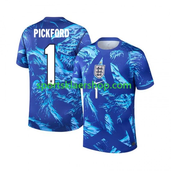 England drakt Jordan Pickford 1 Keeper Tredjetrøye Kort erm VM 2026 , Herre