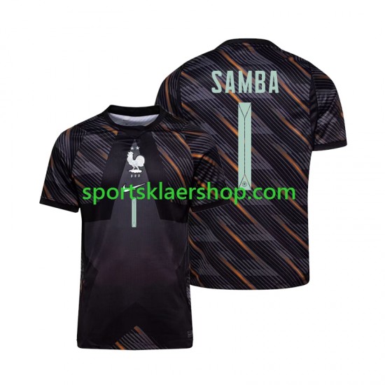 Frankrike drakt Brice Samba 1 Keeper Hjemmetrøye Kort erm VM 2026 , Herre