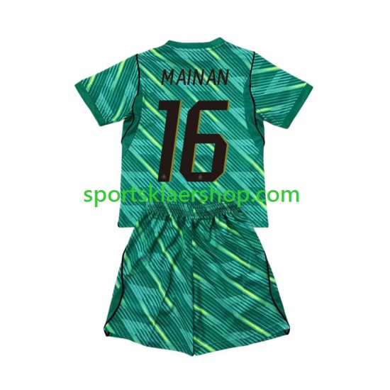 Frankrike drakt Mike Maignan 16 Keeper Tredjetrøye Kort erm VM 2026 , Barnesett