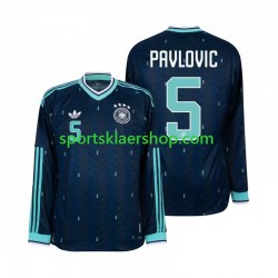Tyskland drakt Aleksandar Pavlovic 5 Bortetrøye Lang erm VM 2026 , Herre Tyskland drakt Aleksandar Pavlovic 5 Bortetrøye Lang erm VM 2026 , Herre