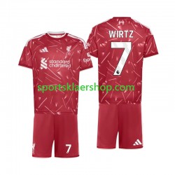 Liverpool drakt Florian Wirtz 7 Hjemmetrøye Kort erm 2026-2027 , Barnesett