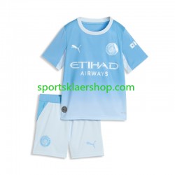 Manchester City drakt Hjemmetrøye Kort erm 2026-2027 , Barnesett