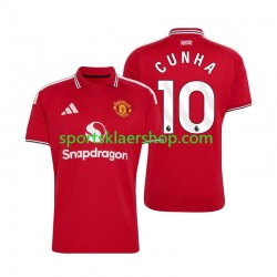 Manchester Utd drakt Matheus Cunha 10 Hjemmetrøye Kort erm 2026-2027 , Herre Manchester Utd drakt Matheus Cunha 10 Hjemmetrøye Kort erm 2026-2027 , Herre