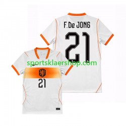 Nederland drakt Frenkie de Jong 21 Bortetrøye Kort erm VM 2026 , Herre Nederland drakt Frenkie de Jong 21 Bortetrøye Kort erm VM 2026 , Herre