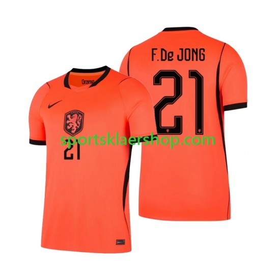 Nederland drakt Frenkie de Jong 21 Hjemmetrøye Kort erm VM 2026 , Herre
