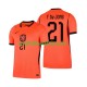 Nederland drakt Frenkie de Jong 21 Hjemmetrøye Kort erm VM 2026 , Herre