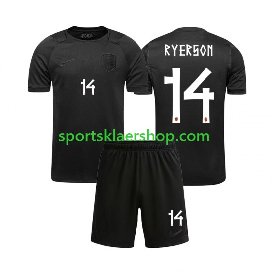 Norge drakt Julian Ryerson 14 Bortetrøye Kort erm VM 2026 , Barnesett