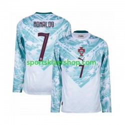 Portugal drakt Cristiano Ronaldo 7 Bortetrøye Lang erm VM 2026 , Herre