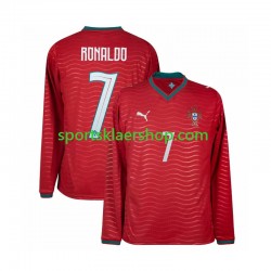 Portugal drakt Cristiano Ronaldo 7 Hjemmetrøye Lang erm VM 2026 , Herre