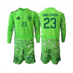 Spania drakt Unai Simon 23 6th Green color Keeper Lang erm VM 2026 , Barnesett Spania drakt Unai Simon 23 6th Green color Keeper Lang erm VM 2026 , Barnesett