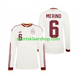 Spania drakt Mikel Merino 6 Bortetrøye Lang erm VM 2026 , Herre Spania drakt Mikel Merino 6 Bortetrøye Lang erm VM 2026 , Herre