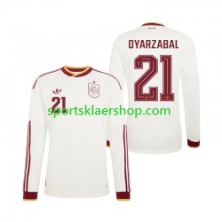 Spania drakt Mikel Oyarzabal 21 Bortetrøye Lang erm VM 2026 , Herre Spania drakt Mikel Oyarzabal 21 Bortetrøye Lang erm VM 2026 , Herre