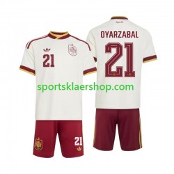 Spania drakt Mikel Oyarzabal 21 Bortetrøye Kort erm VM 2026 , Barnesett Spania drakt Mikel Oyarzabal 21 Bortetrøye Kort erm VM 2026 , Barnesett