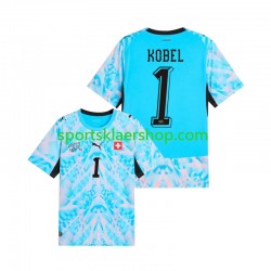 Sveits drakt Gregor Kobel 1 Keeper Hjemmetrøye Kort erm VM 2026 , Herre Sveits drakt Gregor Kobel 1 Keeper Hjemmetrøye Kort erm VM 2026 , Herre