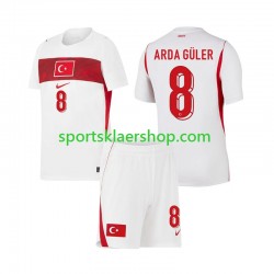 Tyrkia drakt Arda Guler 8 Bortetrøye Kort erm VM 2026 , Barnesett Tyrkia drakt Arda Guler 8 Bortetrøye Kort erm VM 2026 , Barnesett