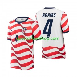 USA drakt Tyler Adams 4 Hjemmetrøye Kort erm VM 2026 , Herre USA drakt Tyler Adams 4 Hjemmetrøye Kort erm VM 2026 , Herre