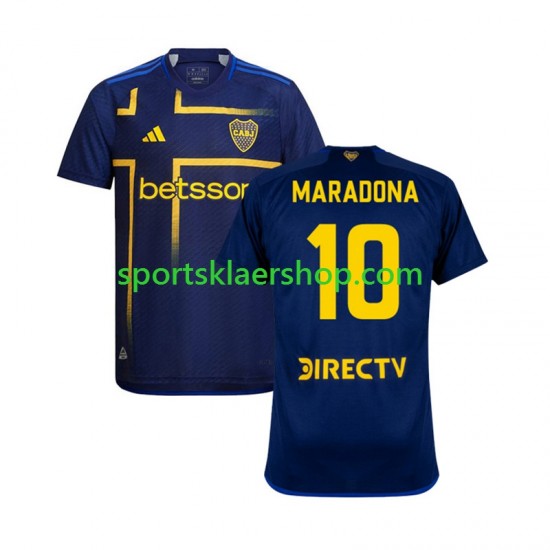 drakt Boca Juniors MARADONA 10 Tredjetrøye Kort erm 2024-2025 , Herre