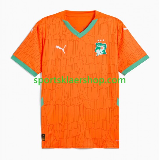 Elfenbenskysten drakt Hjemmetrøye Kort erm 2025 , Herre