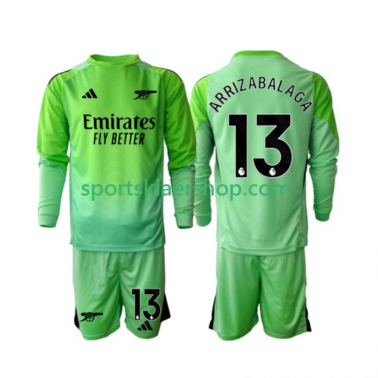 Arsenal drakt Kepa Arrizabalaga 13 Keeper Bortetrøye Lang erm 2025-2026 , Barnesett