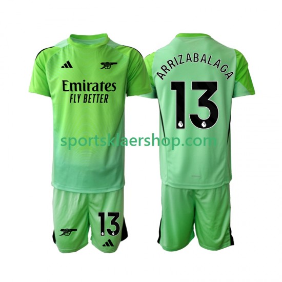 Arsenal drakt Kepa Arrizabalaga 13 Keeper Bortetrøye Kort erm 2025-2026 , Barnesett