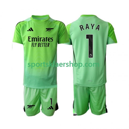 Arsenal drakt Raya 1 Keeper Bortetrøye Kort erm 2025-2026 , Barnesett